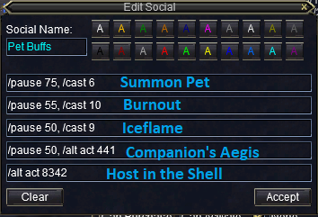 Summon Pet Macro